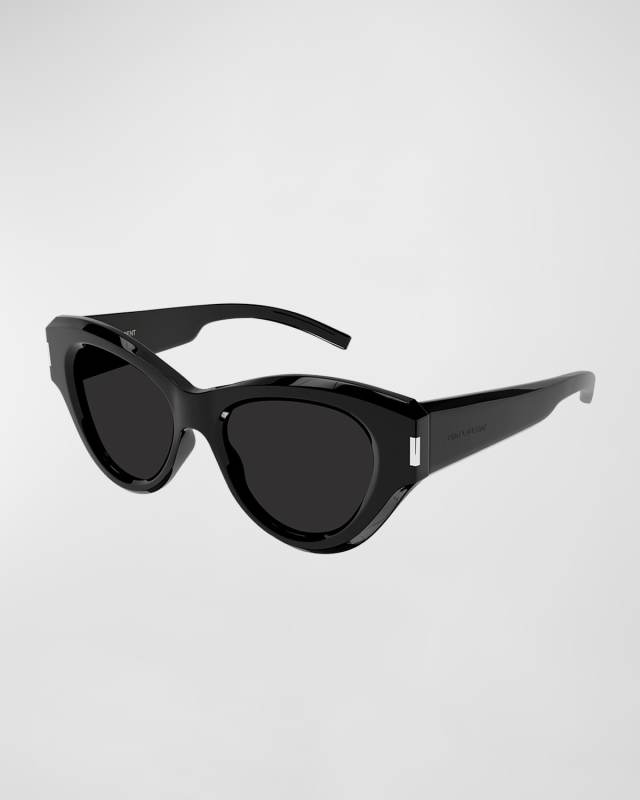 Thick Acetate Cat-Eye Sunglasses